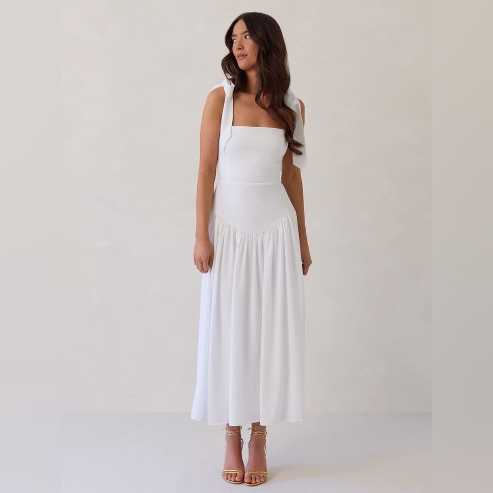 Park & Fifth | Lucca White Midi Dress